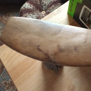 African tarkana wood headrest